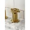 Kingston Brass Widespread Bathroom Faucet with Push PopUp, Brushed Brass KS1417RKX - alternate 2